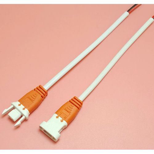 Generic Connecteur de fils pour bande LED, paire de câble, 2 cœurs, 2  broches, connecteur de fils d'alimentation à prix pas cher