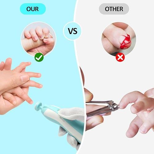 product_image_name-Generic-Ensemble coupe-ongles électrique pour enfants avec plusieurs têtes pour une coupe sûre et précise avec un design innovant pour protéger leurs doigts, sûr, adapté aux adultes - Bleu-2