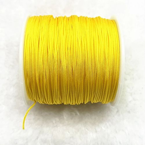 product_image_name-Generic-100 متر من خيط نايلون أصفر 0,8 لصنع المجوهرات والاساور...-1