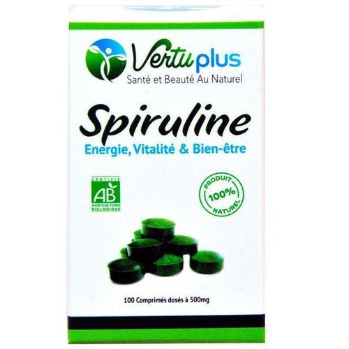 product_image_name-Vertu Plus-Spiruline 200 Comprimés-1