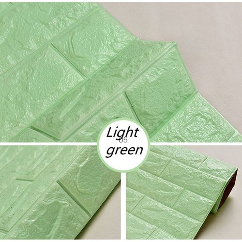 Generic Papier Peint 3D Créatif Auto Adhésif -VERT CLAIR à ...