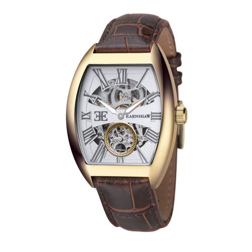 Thomas Earnshaw Montre Earnshaw 1805 HOLBORN Automatique Cuir Marron