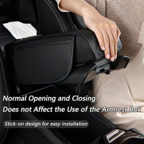 product_image_name-Generic-Couvre-Accoudoir Voiture Noir Luxe-1