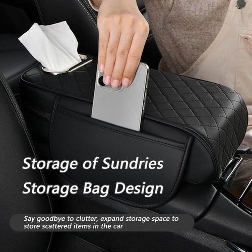 product_image_name-Generic-Couvre-Accoudoir Voiture Noir Luxe-4