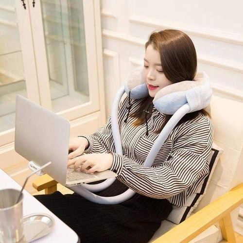 product_image_name-Generic-Support de téléphone portable de voyage réglable pour dormir et se reposer(bleu)-3