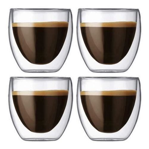 Mirka 4 Tasses double paroi 80ml à prix pas cher