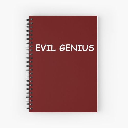product_image_name-Generic-Evil Genius Spiral Notebook Bloc note-1
