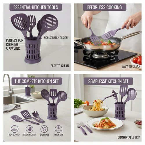 product_image_name-Generic-Set de Cuisine Complet avec Support de Rangement-4