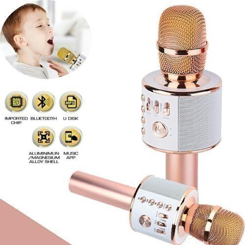 Microphone Sans Fil Karaoké, Micro Enfant Microphone Bluetooth