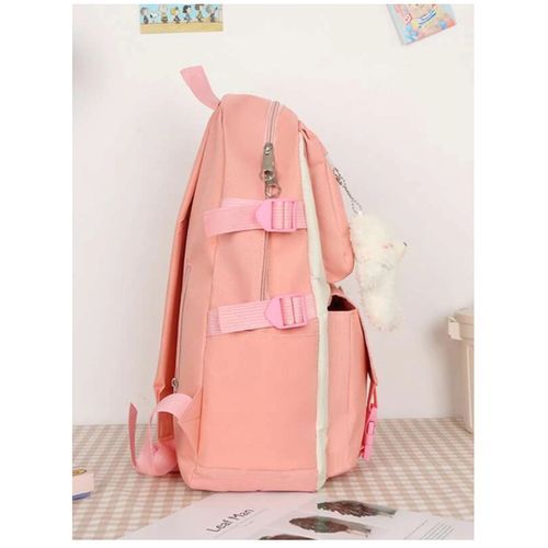 Generic 4 piece Fashion Cartable Rose Backpack School bag pour fille a prix pas cher Jumia Maroc