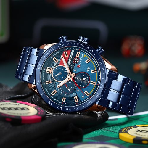 Curren marque de luxe hommes montre mode hommes montres Quartz