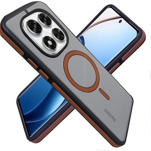 product_image_name-Case-غطاء مغناطيسي بلون غير لامع MagSafe لـ Xiaomi Redmi note 14 pro plus 5G-1