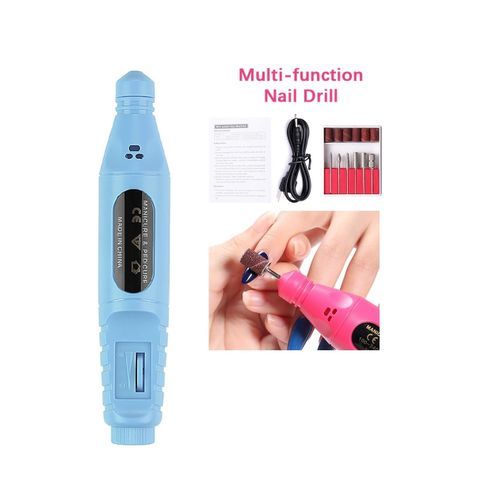 ponceuse perceuse a ongle lime electrique professionnel mobile micro motor  nail drill machine - AliExpress