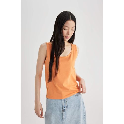 product_image_name-Defacto-تانك توب سليم فيت برقبة مستديرة بدون كم-2