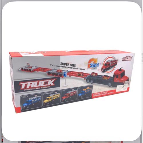 product_image_name-Generic-2 En 1 Camion Remorque De Pompier-3