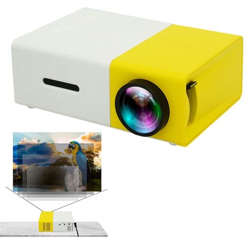 Generic Vidéoprojecteur Portable LED Projecteur Full HD 1080P HDMI à prix  pas cher