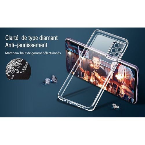 product_image_name-Case-Pochette pour Samsung A33 Coque Silicone Transparente-2