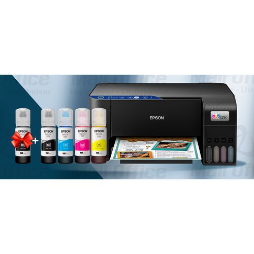 Epson Imprimante Multifonction Ecotank L3251 Wifi Avec Bouteilles Dencre Inclus à Prix Pas Cher 0304