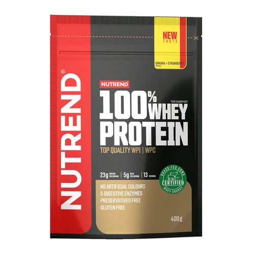 product_image_name-Nutrend- 100% Whey Protein  Banana & Strawberry - 400g -1