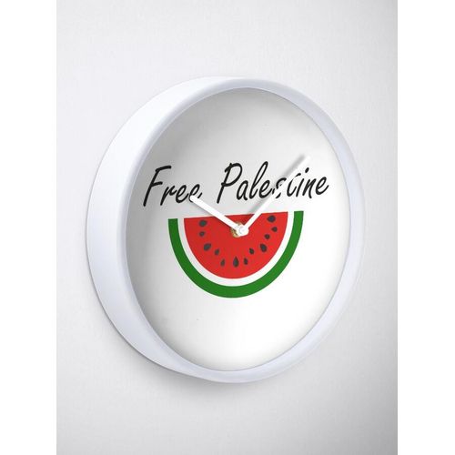 product_image_name-Generic-Watermelon Palestine Free Palestine Wall Clock Decoration For House & Rooms-1