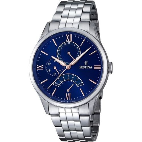 Festina Metal masculin Cadran bleu F16822 3. Avec dateur a prix pas cher Jumia Maroc