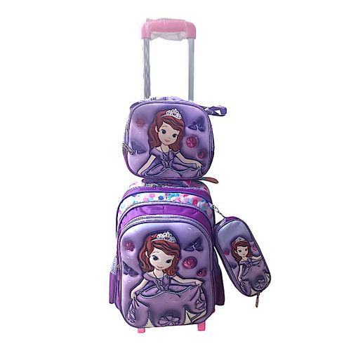 Generic Cartable pour filles La Princesse sofia 3 en 1 avec rouleurs a prix pas cher Jumia Maroc