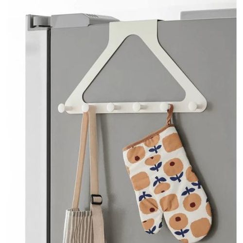 product_image_name-Generic-Patère murale en métal autocollante 6 crochets, pratique et design (colleur aléatoire)-2