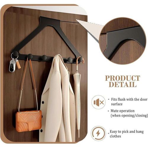 product_image_name-Generic-Patère murale en métal autocollante 6 crochets, pratique et design (colleur aléatoire)-5