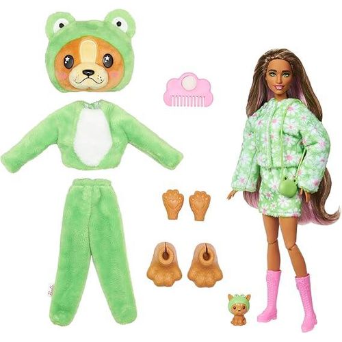 product_image_name-Mattel-Barbie - Coffret Cutie Reveal Chien Grenouille - Poupée Mannequin-2