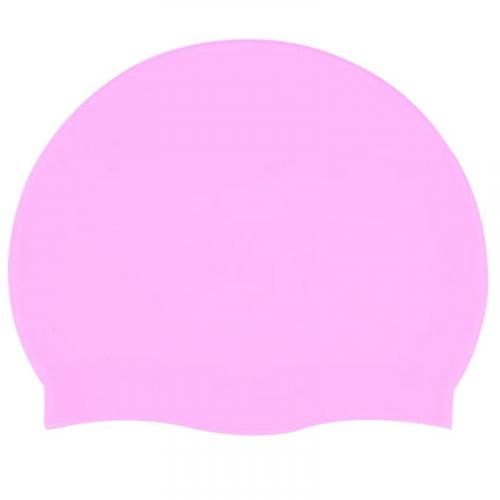 Generic Bonnet de natation en silicone pour femmes & hommes