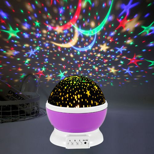 Star Master Projecteur LED avec ciel étoilé et lune, lampe rotative,  ambiance romantique, idéal pour la chambre d'un enfant ou comme cadeau à  prix pas cher