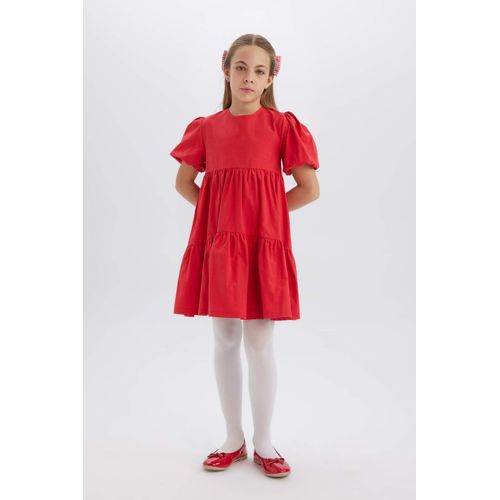 product_image_name-Defacto-فستان قطن قصة عادية-3