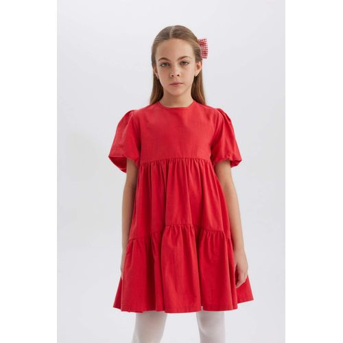 product_image_name-Defacto-فستان قطن قصة عادية-7