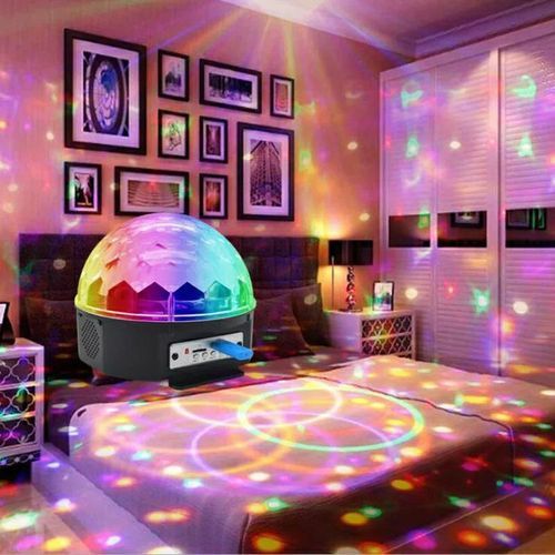 Éclairage de scène disco à LED, boule disco bluetooth, lumière de