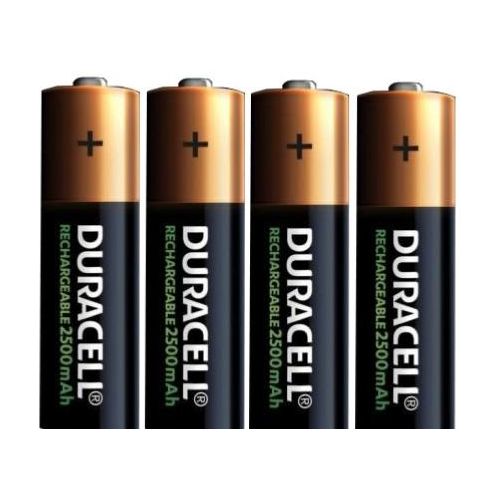 Duracell Pile Rechargeable NiMh Taille AA HR6 Capacité 2500 mAh // Blister  4 Batteries à prix pas cher