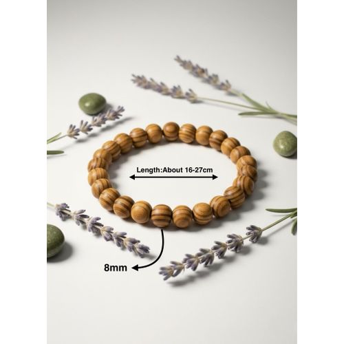 product_image_name-Generic-Bracelet en perles confortable de bois Naturel-2
