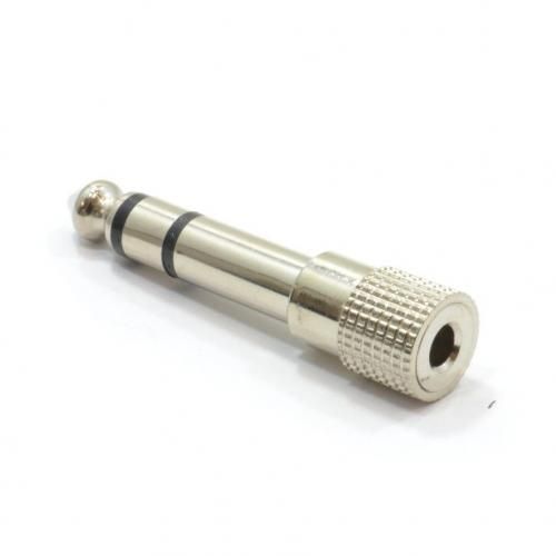 Generic Fiche adaptateur 3,5 mm Stéréo Jack Femelle Vers 6,35 mm