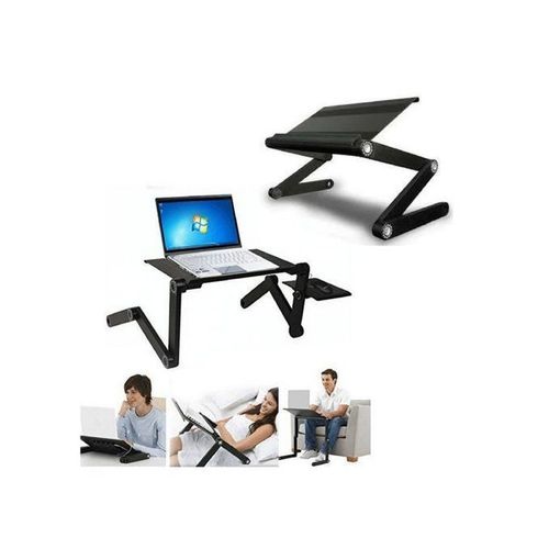 Table de Lit Pliable pour PC en Aluminium Support pour Ordinateur Réglable  360° Lapdesk Ventilé Plateau Canapé Inclinable à prix pas cher -   Maroc