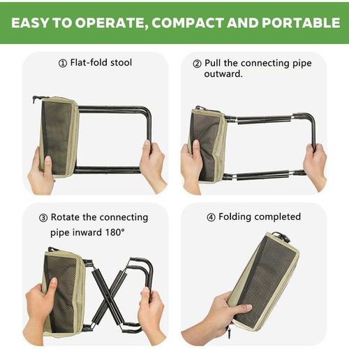 product_image_name-Generic-Chaise Pliante Portable Ultra-Légère (Tabouret) en Acier et Tissu Oxford – Siège Compact Multifonction pour Maison, Jardin, Voyage et Extérieur – Supporte jusqu’à 120 kg-6