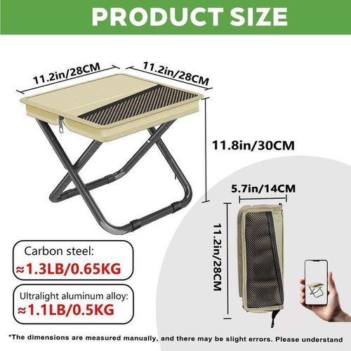 product_image_name-Generic-Chaise Pliante Portable Ultra-Légère (Tabouret) en Acier et Tissu Oxford – Siège Compact Multifonction pour Maison, Jardin, Voyage et Extérieur – Supporte jusqu’à 120 kg-8