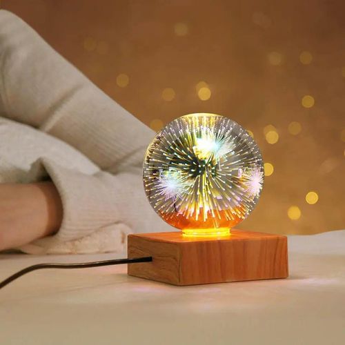 Lampe Boule de Cristal Galaxie