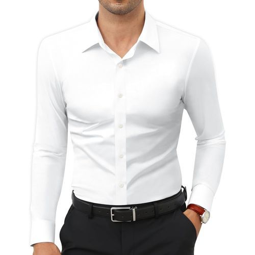 Generic Chemise homme blanche l super slim chemise manches longues a prix pas cher Jumia Maroc