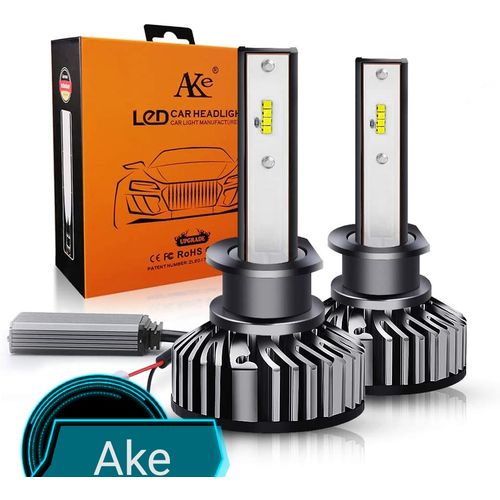 Generic AKe H4 LED Headlights 8000LM 6000K 50W DC9-32V pour Voiture et moto  xénon à prix pas cher