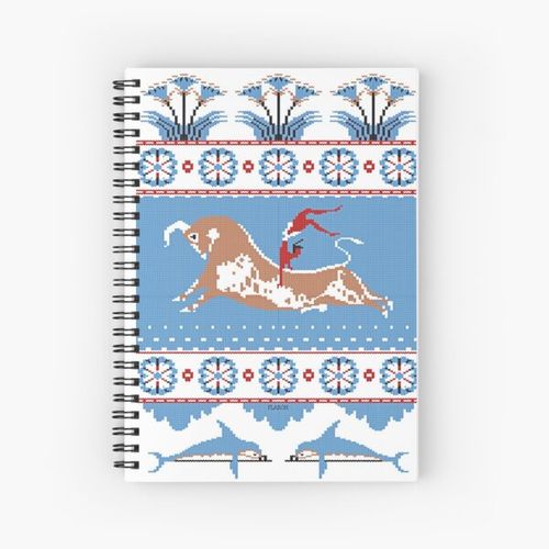 product_image_name-Generic-Ancient Knits - Minoan Spiral Notebook Bloc note-1