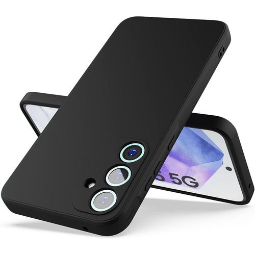 product_image_name-Generic- جراب سيليكون لهاتف سامسونج جالاكسي A55 5G باللون الاسود -3