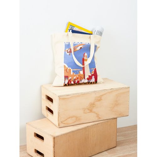 product_image_name-Generic-حقيبة يد قطن كلاسيكية من شركة Vintage Morocco Airlines Travel Aeropostale-3