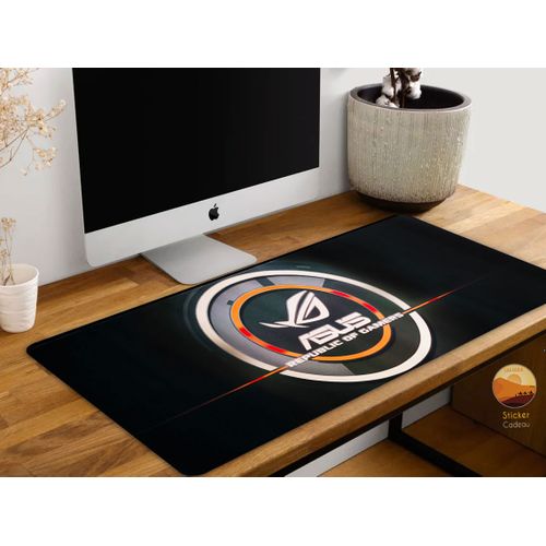 Generic Tapis de souris XXL haute qualité pour PC ,bureau ROG-Electronic  +Sticker cadeau à prix pas cher