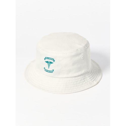 product_image_name-Generic-JE SUIS INFIRMIÈRE ET C'EST MA SEMAINE – BONNE SEMAINE DES INFIRMIÈRES bob blanc - design personnalisé unique-4