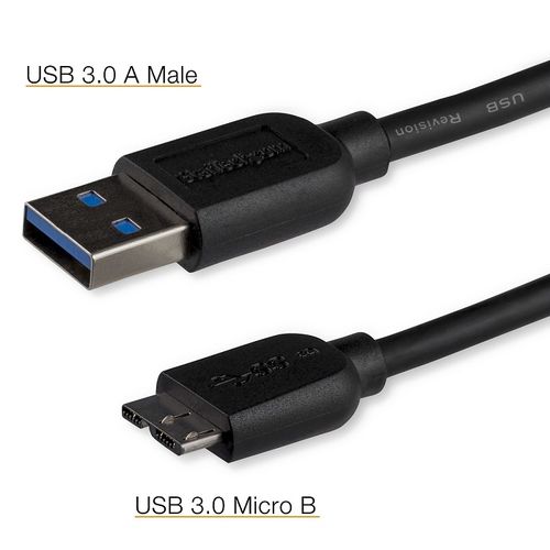 Câble USB / Micro USB - transfert des données sur un PC