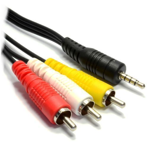 Generic Cable de 3 5 mm a 3 AV TV